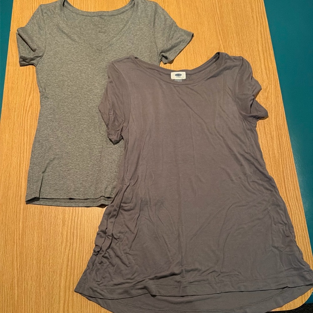 2 Grey Tshirts